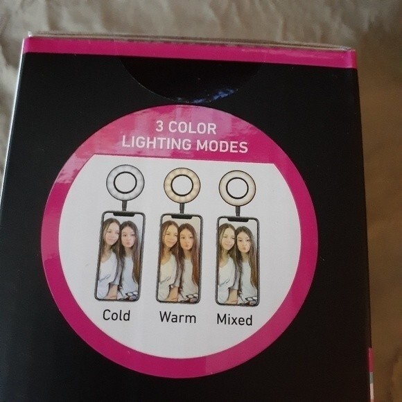 ring light podcast selfie stick photive ring lighting makeup fixture cell phone - Picture 4 of 8
